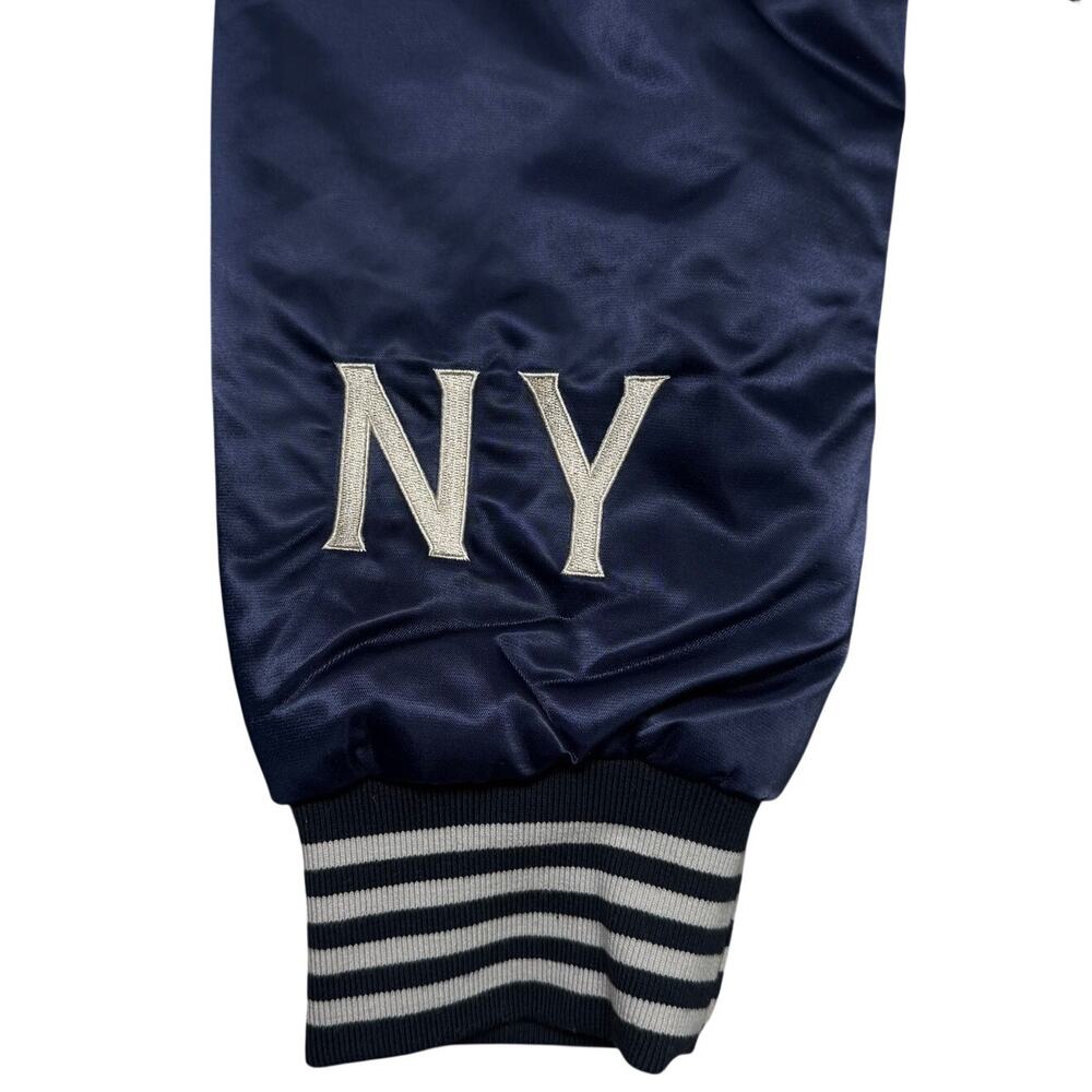 Aime Leon Dore Reversible Varsity Jacket Navy/Cream Size M View 5